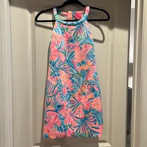 Beautiful Lily Pulitzer Kids- Girl's Sophelia Halter Shift Dress
